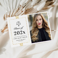 law school graduation announcement