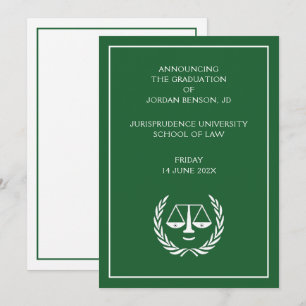 Law School Graduation Announcement
