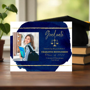 Law School Graduation Budget Announcement Photo