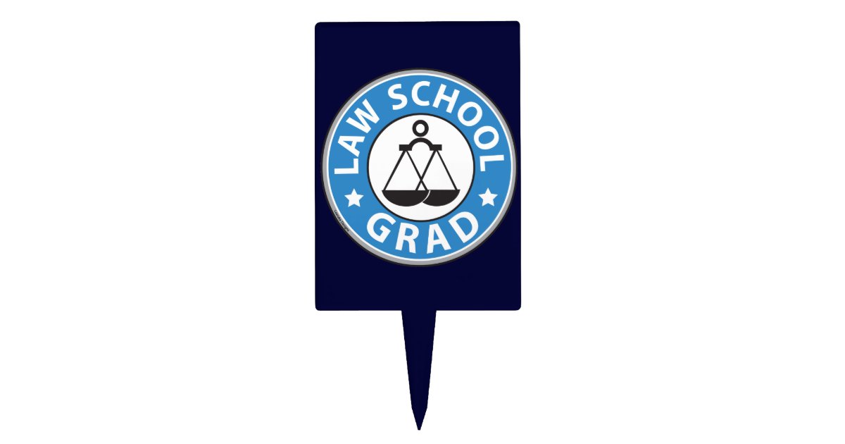 Law School Graduation Cake Topper | Zazzle