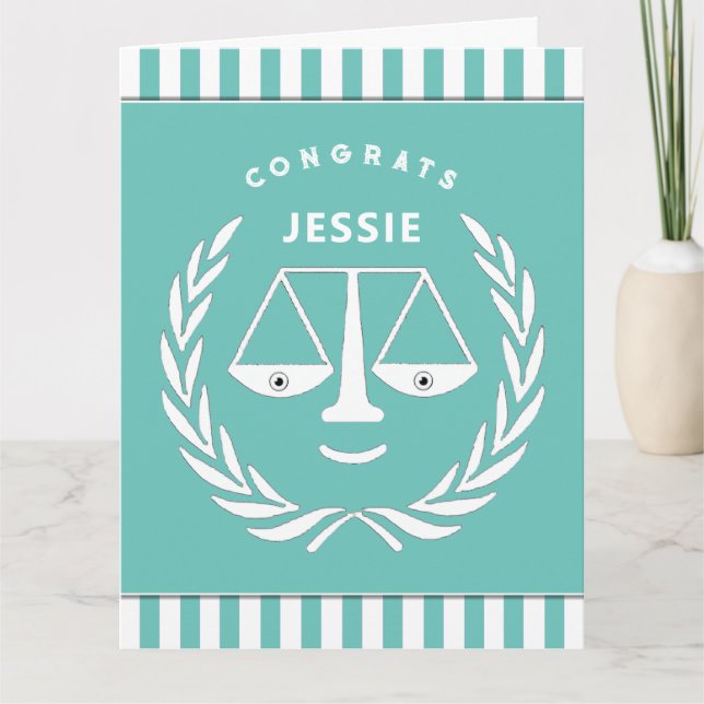 Law School Graduation Card (Front)