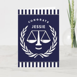 Law School Graduation Card