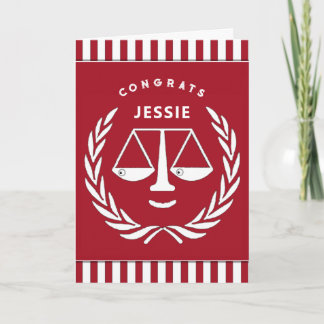 Law School Graduation Card