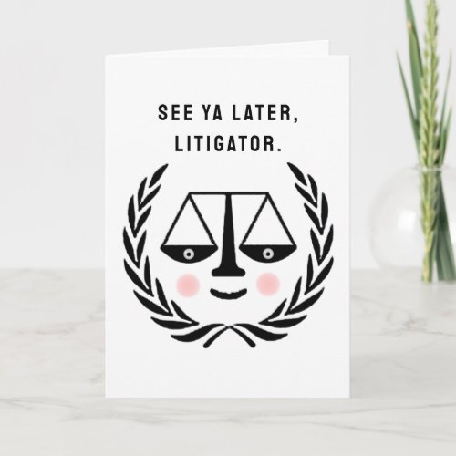 Law School Graduation Card