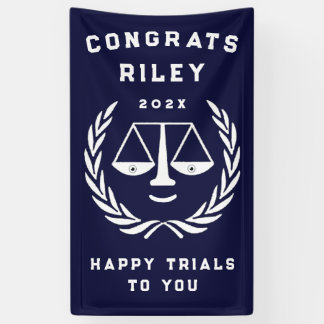 Law School Graduation Congrats Banner
