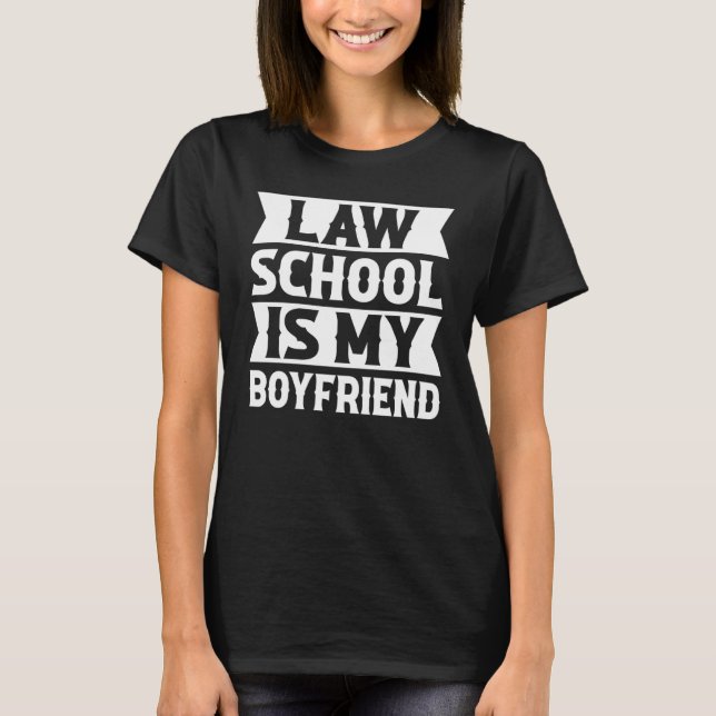 Law School Graduation Exam Student Lawyer Survivor T-Shirt (Front)