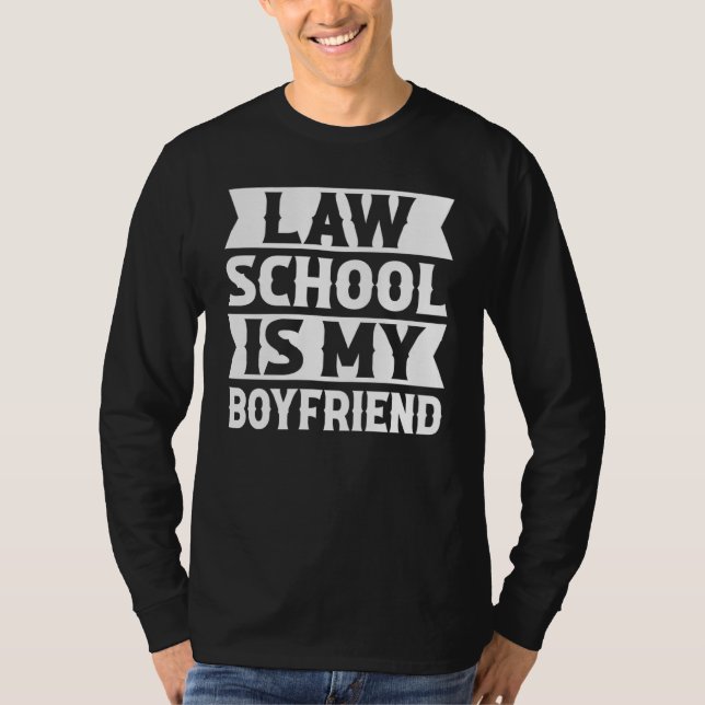 Law School Graduation Exam Student Lawyer Survivor T-Shirt (Front)