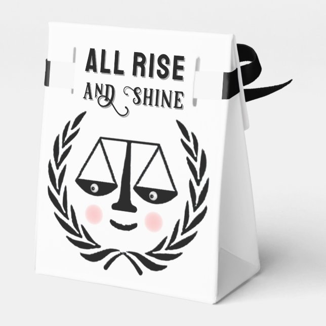 Law School Graduation Favor Boxes (Back Side)