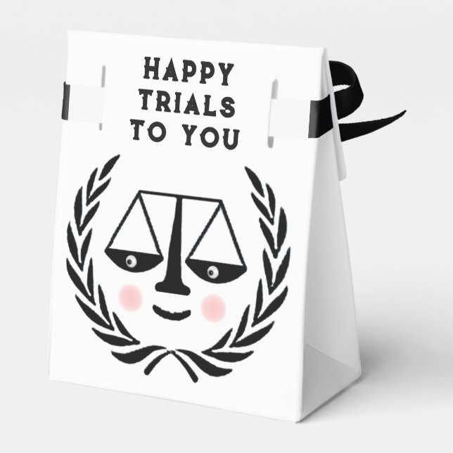 Law School Graduation Favor Boxes (Back Side)