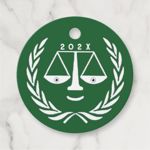 Law School Graduation Favor Tags
