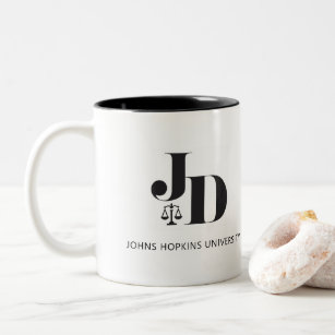 Law School Graduation Gift Two-Tone Coffee Mug