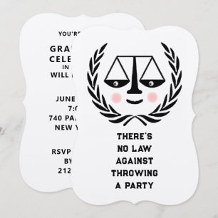 Law School Graduation Invitation