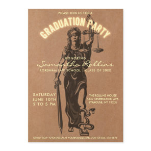 Law School Graduation Invitations