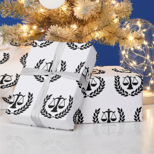 Law School Graduation Lawyer Attorney Wrapping Paper