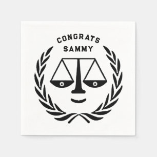 Law School Graduation Napkins