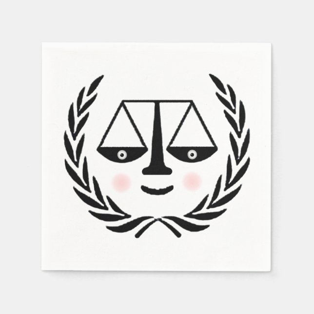 Law School Graduation Napkins (Front)