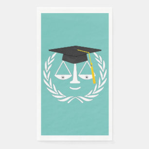 Law School Graduation Paper Guest Towels