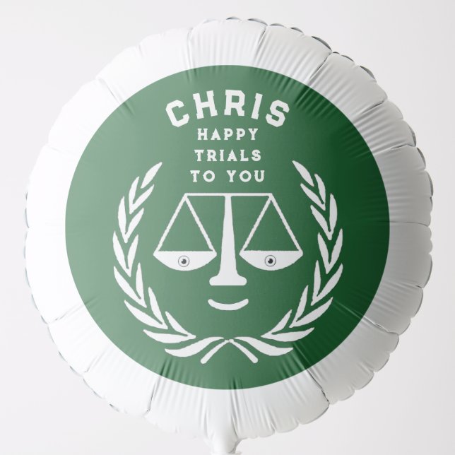 Law School Graduation Party Balloon (Front)