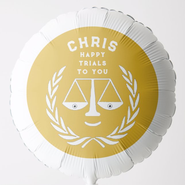 Law School Graduation Party Balloon (Front)