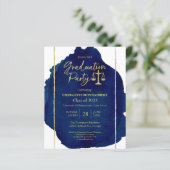 Law School Graduation Party Budget Invitation (Standing Front)