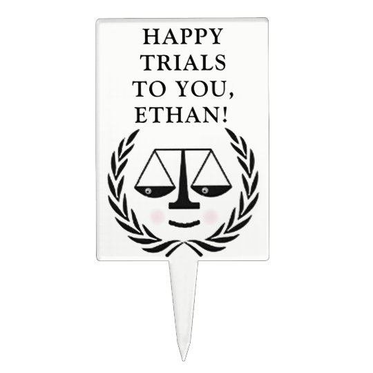 Law School Graduation Party Cake Topper | Zazzle.com