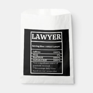 Law School Graduation Party Favor Lawyer Thank You Bag