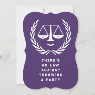 Law School Graduation Party Invitations
