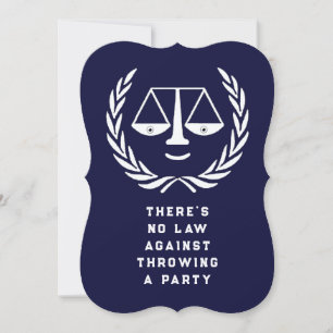 Law School Graduation Party Invitations