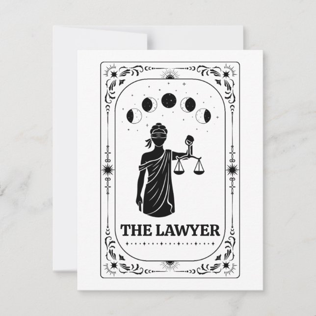 Law School Graduation Party Lawyer Bar Exam Passed (Front)