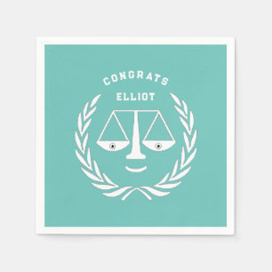 Law School Graduation Party Napkins