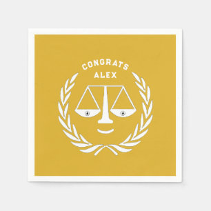 Law School Graduation Party Napkins