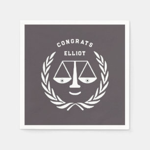 Law School Graduation Party Napkins