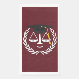 Law School Graduation Party Paper Guest Towels