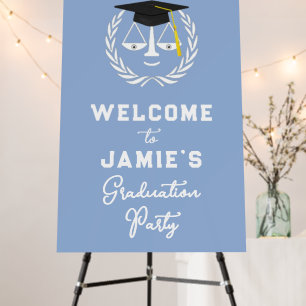 Law School Graduation Party Welcome Sign