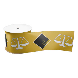 Law School Graduation Satin Ribbon