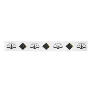 Law School Graduation Satin Ribbon