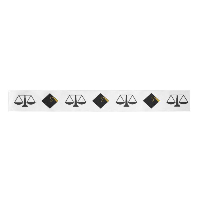 Law School Graduation Satin Ribbon (Front)