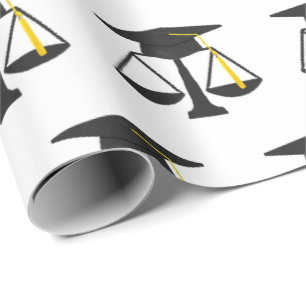 Law School Graduation Wrapping Paper