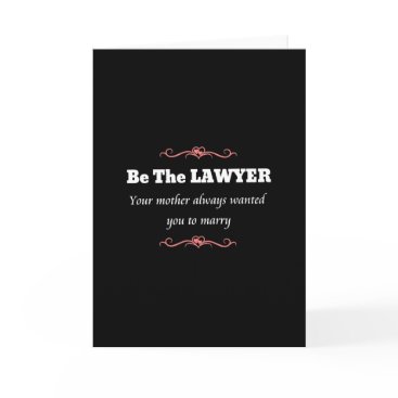 Law School Lawyer Female Graduate - Graduation Card Law School Lawyer Female Graduate - Graduation Card