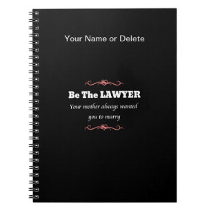 Law School Lawyer Female Graduate - Graduation Notebook