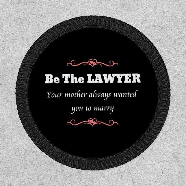 Law School Lawyer Female Graduate - Graduation Patch (Front)