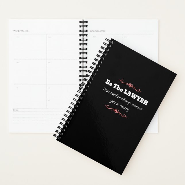 Law School Lawyer Female Graduate - Graduation Planner (Display)
