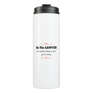 Law School Lawyer Female Graduate - Graduation Thermal Tumbler