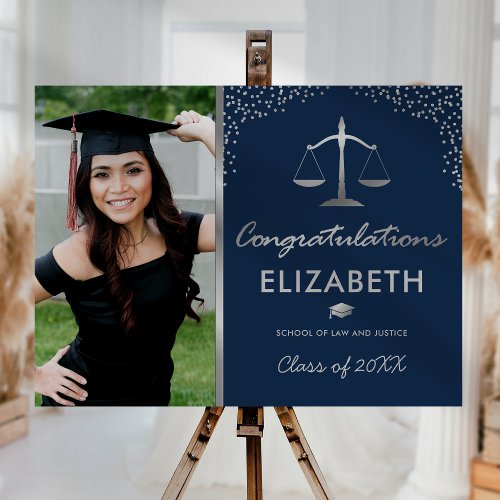 Law School Photo Graduation Welcome Foam Board