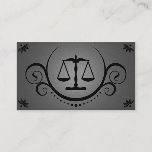 Customizable law sophistications business card