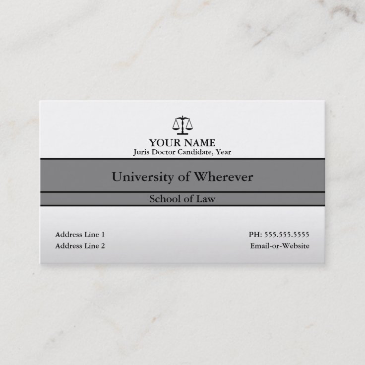 Law Student Business Card Zazzle   Law Student Business Card R02e3a1baaf4f4faf99a8aef9aa107c90 Tcvq6 736 