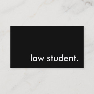 law student. business card