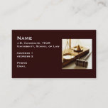 Law Student Business Card 1 at Zazzle