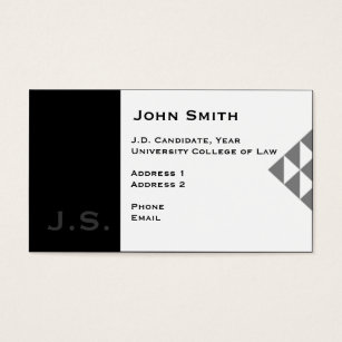 Law School Graduate Business Cards Templates Zazzle Law Student Business Card 3