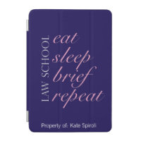 Law Student "Eat Sleep Brief Repeat" Humorous